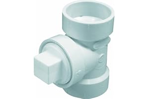 Genova Products 71320 Test Tee Pipe Fitting with Plug, 2"
