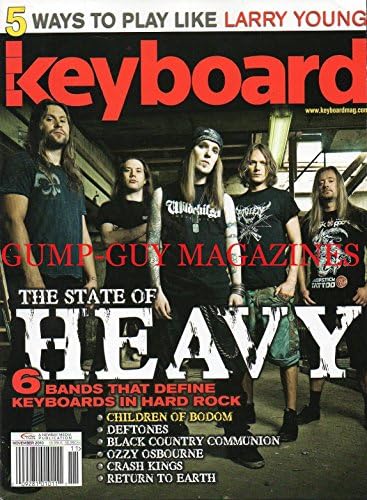 Keyboard November 2010 Magazine THE STATE OF HEAVY: 6 BANDS THAT DEFINE KEY BOARDS IN HARD ROCK Single Issue Magazine – January 1, 2010