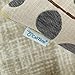 CaliTime Throw Pillow Covers Luxury Chenille Cute Leaves Decorative Cushion Case Shell for Couch Sofa Home 18 X 18 Inches Ecru Grey