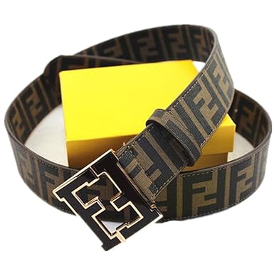 black and gold fendi belt