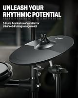 Donner DED-200X Electronic Drum Set Mesh Pads 31 Kits 450+ Sounds view 3