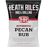 Heath Riles BBQ Rub - Pecan Seasoning, Champion Pitmaster Recipe, Legendary Rubs For Smoking & Grilling, 80+ BBQ Championships, 2 lb./32 oz.