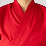 Blitz Red Student Karate Gi 0/130cm Poly Cotton Belt Included view 5