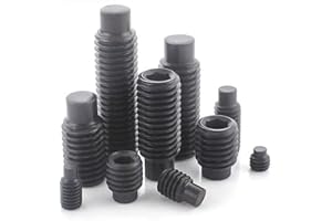 LZH-LP High Tensile 12.9 Black Oxide Grub Screws Socket Set Screws Dog Point (M3 M4 M5 M6 M8 M10)