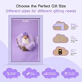 Alison Kingsgate Sleek 10x8 Picture Frame Purple Engineered Wood Perspex Front view 3