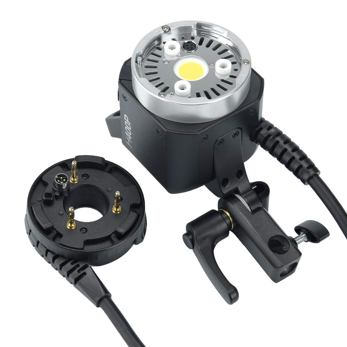 Godox Extension Flash Head for AD400Pro, Extend Power Cable for Godox AD400Pro Outdoor Flash Strobe, with Handheld Grip and Extra Light Head, Easy Install