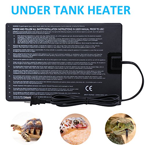 Heat Mats Under Tank Heater Pet Heating Pad Ideal For Hermit Crab