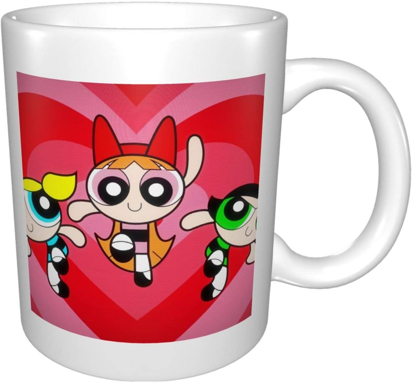 Amazon Co Jp パワーパフガールズの愛の壁紙8 マグカップ おしゃれ かわいい 人気 330ml ホーム キッチン