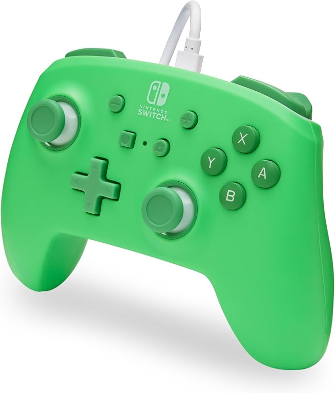 Controller cablato avanzato per Nintendo Switch - Verde marino, gamepad, controller di gioco, controller cablato, licenza ufficiale