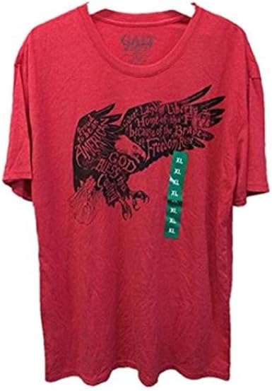 red graphic tee mens