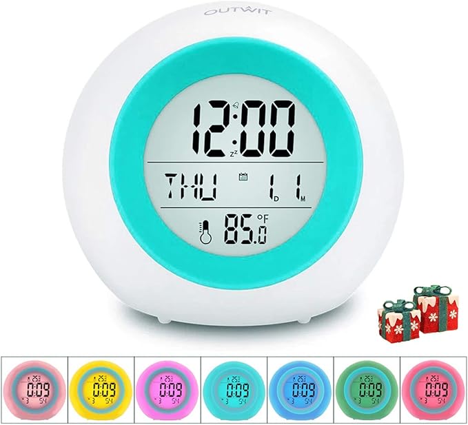 OUTWIT Kids Alarm Clock , Wake Up Digital Clock for Amazon.co.uk