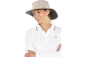 COOLIBAR Performance Golf Hat with Wide Brim - UPF 50+ Sun Protection - Fore Golf