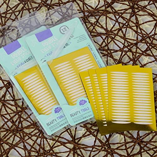 2Packs Ultra Invisible Two-sided Sticky Eyelid Tapes Stickers, Medical-use Self-adhesive fiber, Instant Eyelid Lift Strips Without Surgery, Perfect for Hooded, Droopy, Uneven, Mono-eyelids