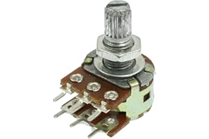Uxcell a12082400ux0464 B50K Ohm Dual Linear Taper 6 Pins Rotary Potentiometers Pots