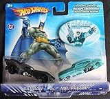 Hot Wheels DC Comics Batman vs Mr Freeze 1:64 Scale Die Cast Car 2 Pack