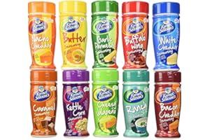 Kernel Season's Popcorn Seasoning Large Sampler Pack 2.7oz Container (Variety Pack of 10 Different Flavors)