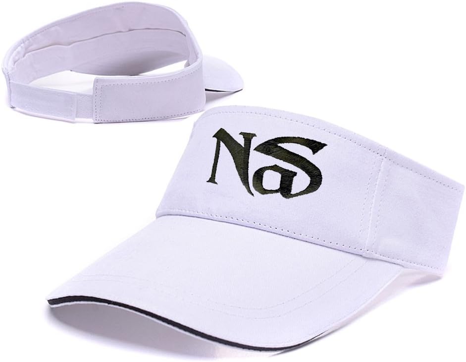 ZHHUA NAS Hip Hop and Rap Band Logo Adjustable Embroidery Tennis Golf Baseball Hat Sun Visor Cap