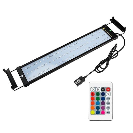 NICREW Aquarium Beleuchtung RGB, LED Aquarienbeleuchtung Aquarium, LED Licht für Süßwasser-Aquarien