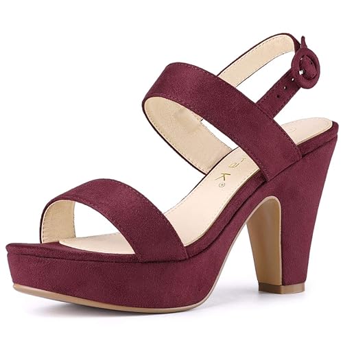 amazon burgundy heels