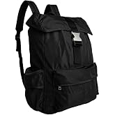 Black Lightweight Backpack for Travel Light Weight Design All Day Comfort | Men's Carry On Travel Backpack Personal Item Size for Laptop College School Work Commute Gym
