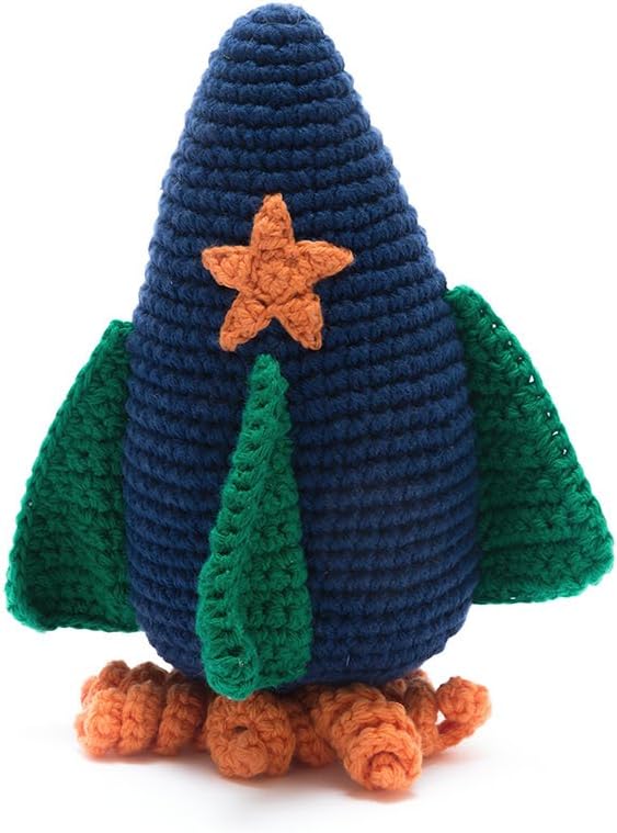 best years original by design Space Rocket Baby Rattle