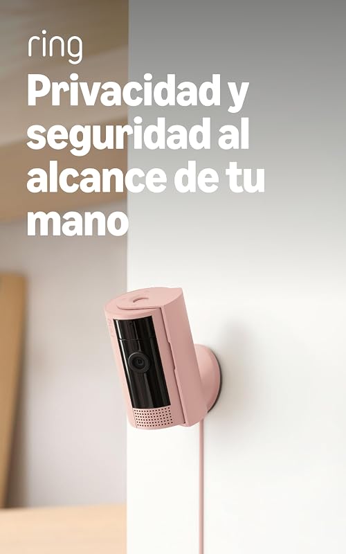 Câmara Interior (2.ª geração) | Câmara de vigilância Wi-Fi com ficha para animais | Vídeo HD 1080p, Comunicação Bidirecional, Cobertura de Privacidade | Ring Protect 30 dias grátis