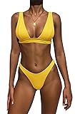 Bathing Suits for Women Deep V Neck Sexy Two Piece