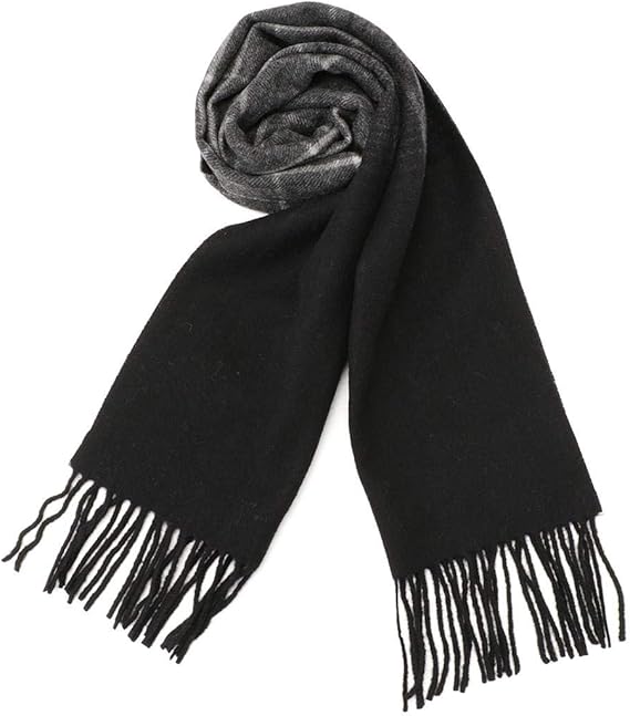 Amazon コムサ イズム Comme Ca Ism オンブレーウィンドペンウールマフラー 47 ri17 108 F ブラック ストール マフラー 通販