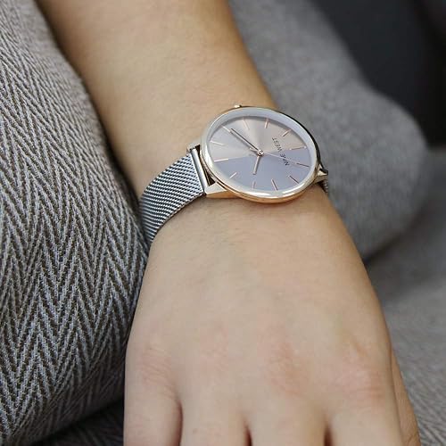 Watch Nine West Reloj Amazon Nine West Women's Sunray Dial Mesh