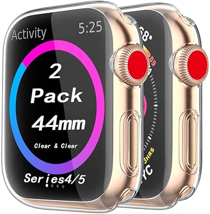 Cerike Compatible Apple Watch 44mm Protector de Pantalla, TPU ...
