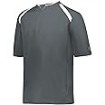 Holloway Clubhouse Short Sleeve Pullover Cage Jacket - Stretch Mesh, Quarter Zip, Low Profile Collar