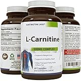 Premium L Carnitine Tartrate 500 Mg Supplement for Men and Women - Powerful Antioxidant to Increase Athletic Performance - Promotes Weight Loss & Burns Fat- Boost Memory & Increase Energy