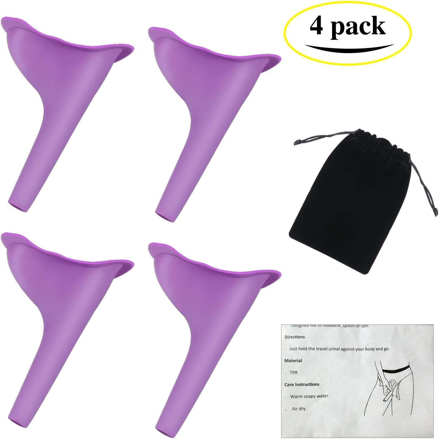 KIROLAK Female Urination Device Lightweight Portable