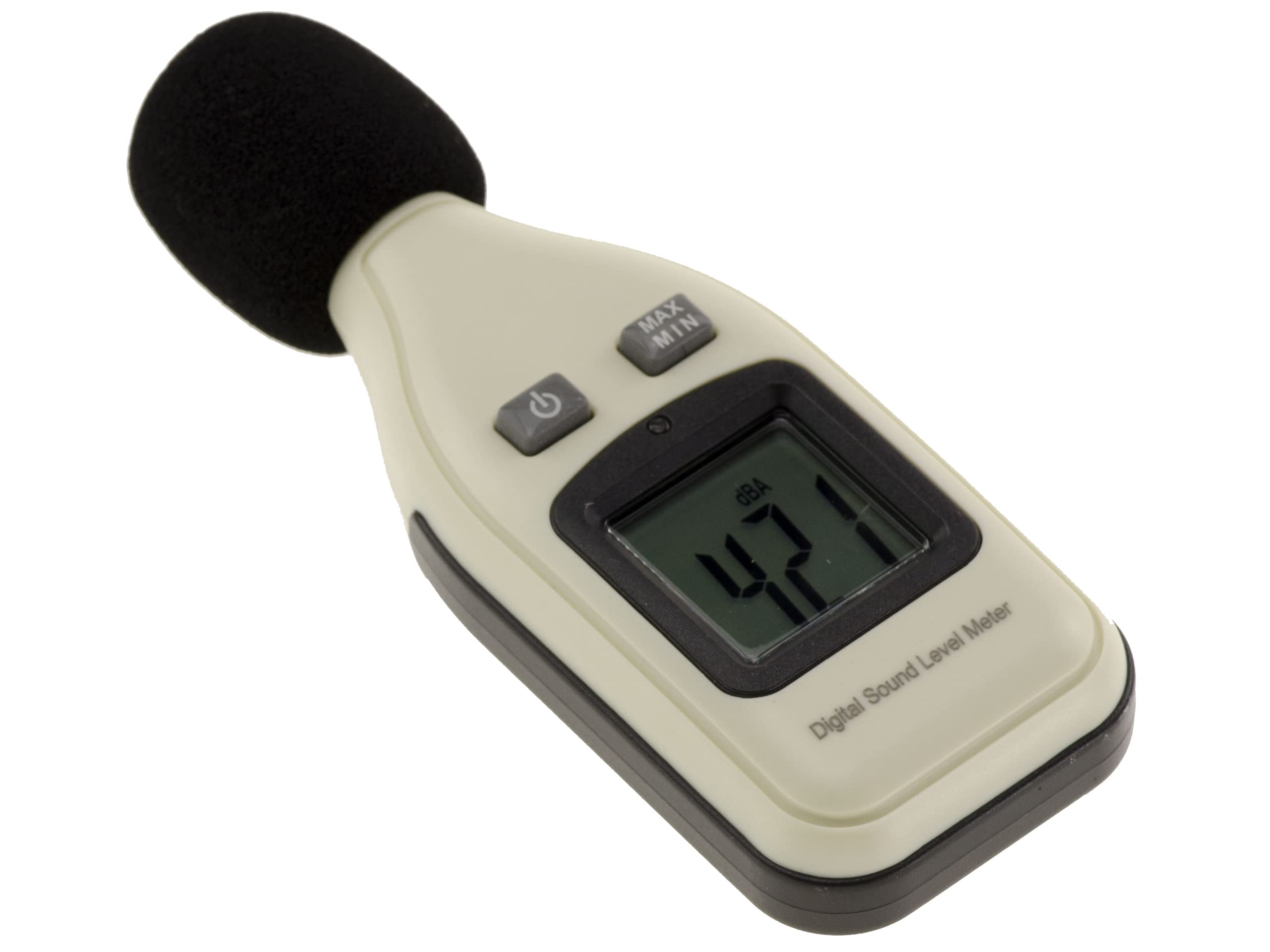 KALEA-INFORMATIQUE Digital sound level meter Decibelmeter 30dBA to 130dBA with 0.1dB accuracy and Min/Max memory.