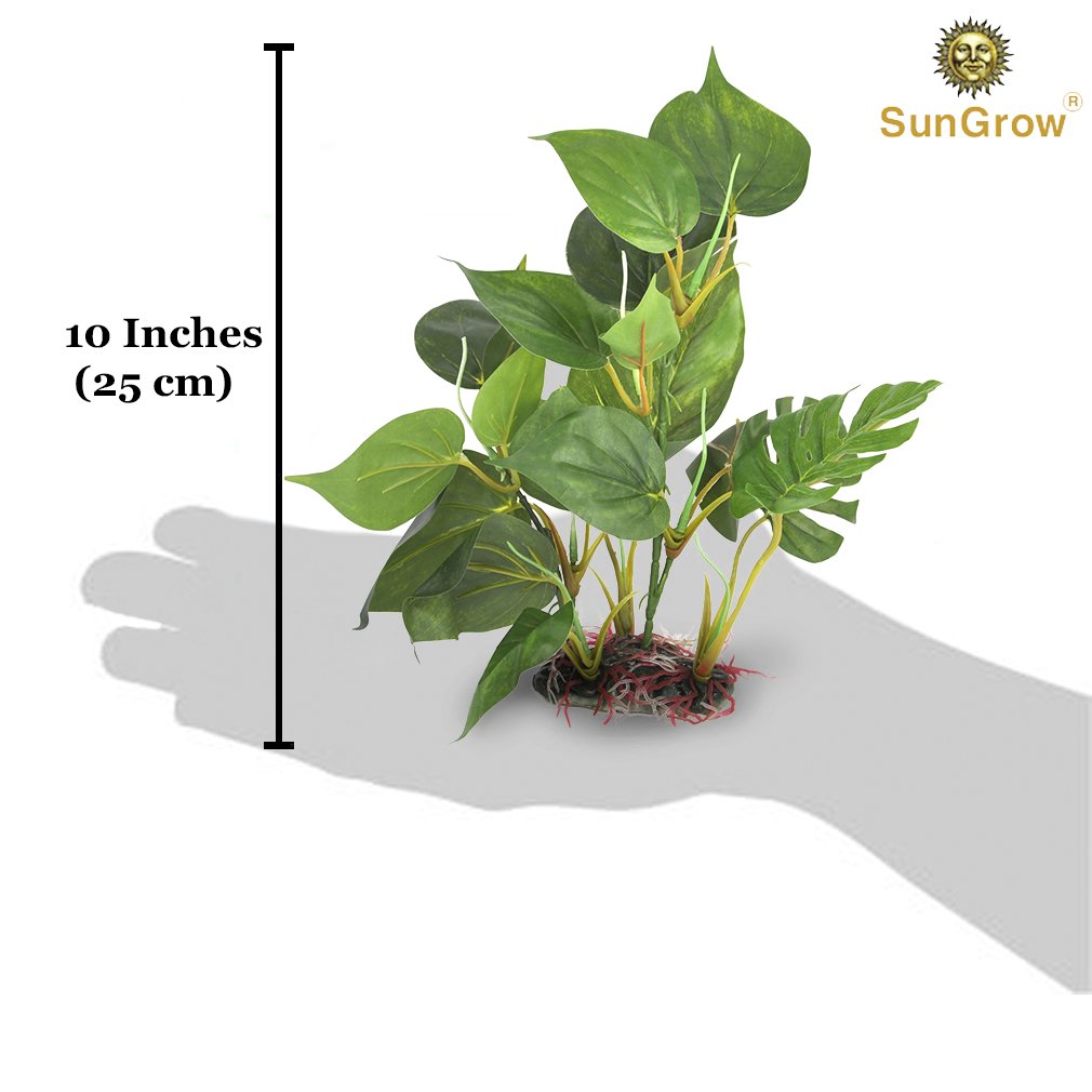 SunGrow Plastic Plant Leaf