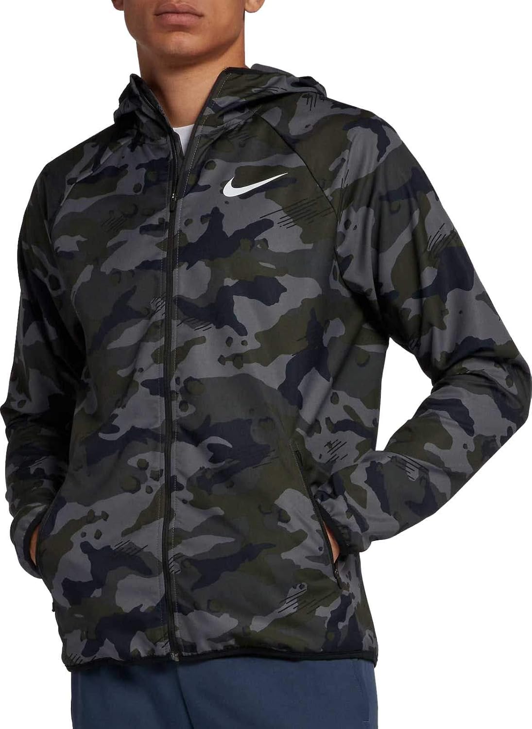 nike men's dry woven training jacket