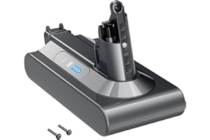 KEENSTONE V10 Replacement Battery for Dyson, 25.2V 5000mAh Li-ion Battery Perfectly Compatible with V10 Cyclone V10 Animal V10 Absolute V10 Fluffy V10 Motorhead V10 Allergy V10 Total Clean Series Vacuum