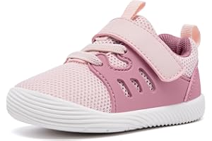 MORENDL Toddler Sneakers Baby Boys & Girls Barefoot Shoes Lightweight Breathable Walking Running Tennis Athletic Sport Shoes