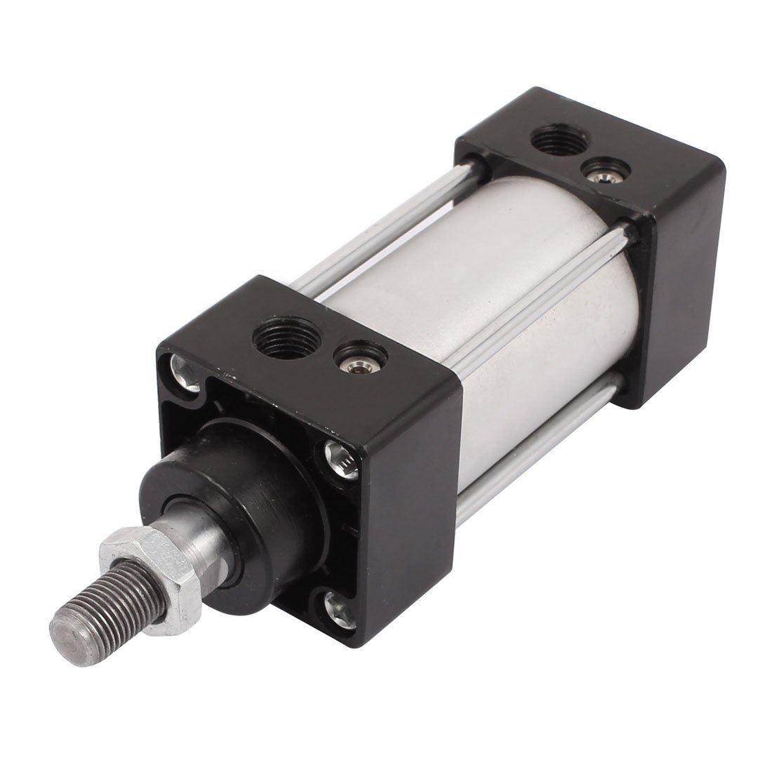 Sourcingmap SC40x25 Single Threaded Piston Rod Double Action Pneumatic Air Pressure Cylinder