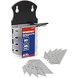 WORKPRO Utility Knife Blades Dispenser SK5 Steel 100-pack