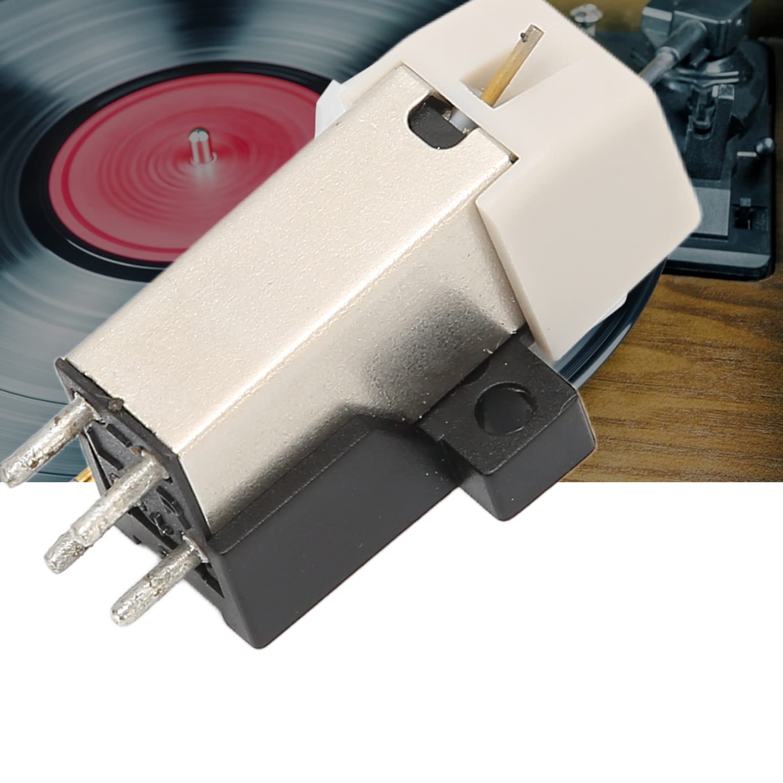 Magnetic Cartridge, Turntable Needle Replacement, High Precision Player Magnetic Cartridge Pen with, Stereo Record Player Needle, Precision Magnetic Head
