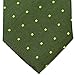 Retreez Retro Square Dots Woven Men's Tie - Army Green