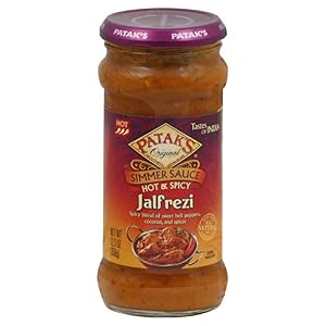 Pataks Jalfrezi Hot and Spicy Cooking Sauce, 12.3 Ounce - 6 per case.