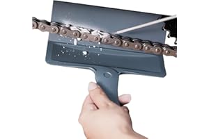 Chain Oiler Tool, Foldable Oil Baffle, Motorcycle Chain Lube Applicator, No Clutter Design Folding Splash Guard, Easy to Use 