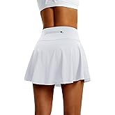 LXNMGO Women's High Waist Pleated Tennis Skirt with 4 Pockets Lightweight Athletic Golf Skorts Skirts for Running Workout