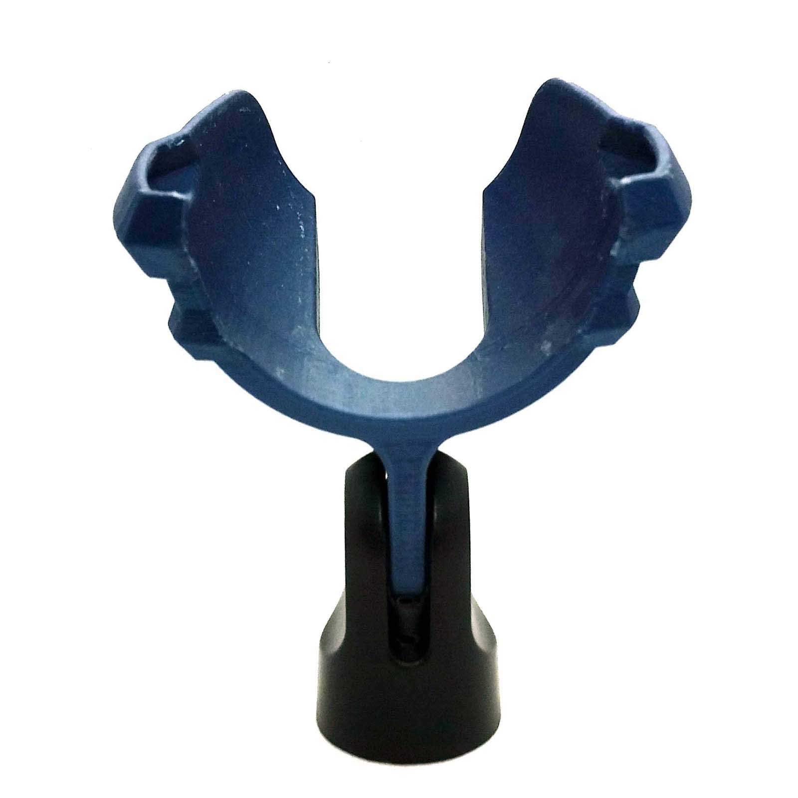 Ammo Clip JT-30 - Bullet Mic Holder for Hohner Blues Blaster, Astatic JT-30 And Other Similar Harmonica Microphones (Pearl Blue)