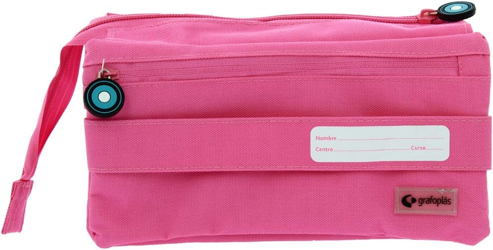 Grafoplás Bits & Bobs Pencil Cases 23 Centimeters Pink (Rosa) - Image 4