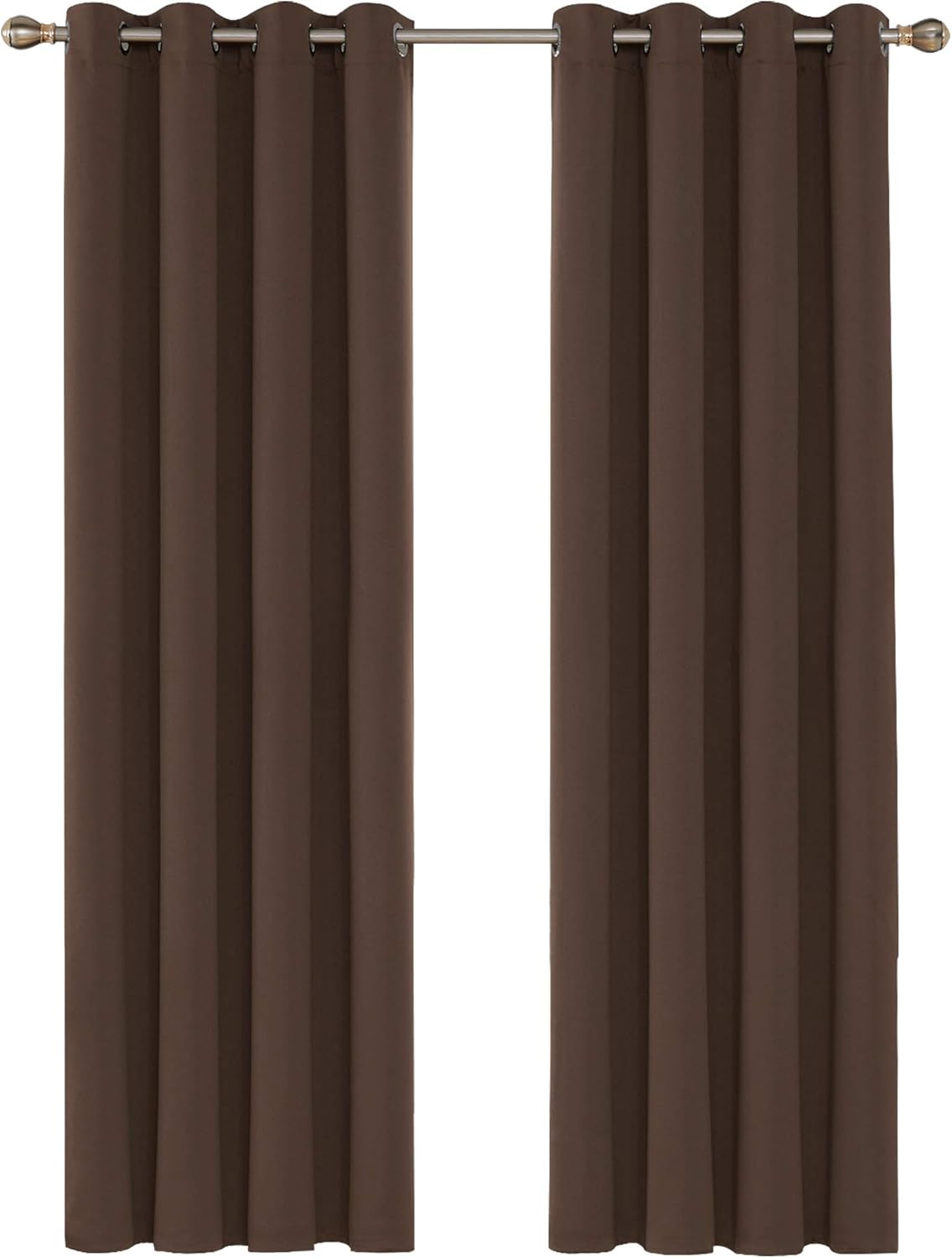 vorhang blickdicht braun