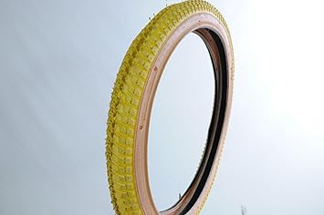 yellow bmx tyres