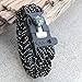 Paracord Survival Bracelet with Fire Starter, Compass -Outdoor LIFE SAVING TOOLS- Stainless Steel Scraper, Whistle Buckle, 550lb Milspec Reflecive Cord + 100% Guaranteed